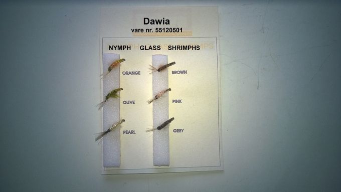 DAIWA NYMPH GLASS SHRIMPS  FLUESÆT
KR. 79,75  NU KR. 45,00
LAGER   2 STK.