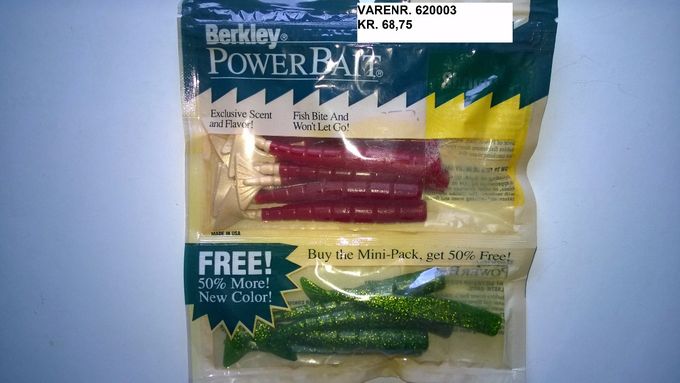 POWER BAIT RED/WHITE 4