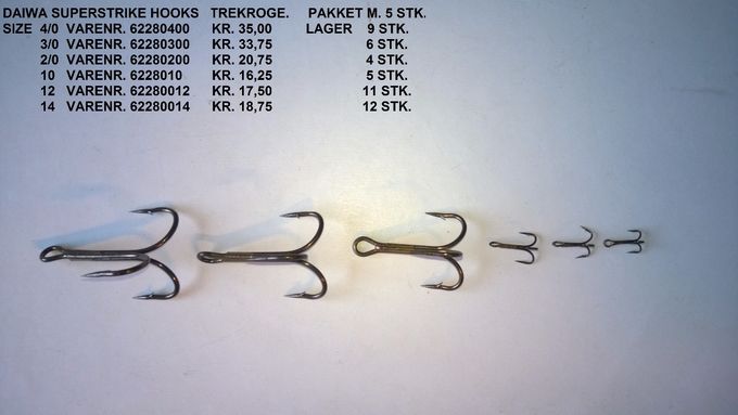 DAWIA SUPERSTRIKE HOOKS